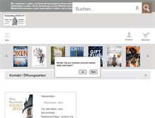 Tablet Screenshot of buchhandlung-hohmann.de